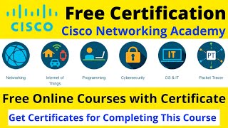 Free Cisco Certifications Courses  100 Discount in Networking Courses  CiscoNetworkingAcademy [upl. by Aitnis]