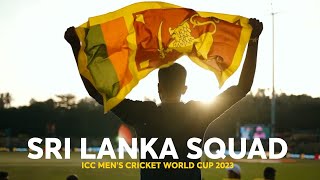 Sri Lanka squad for the ICC Mens Cricket World Cup 2023 [upl. by Rame]