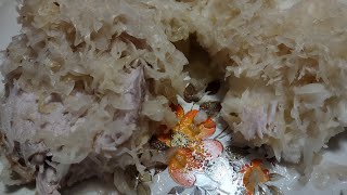 Pork and Sauerkraut  New Years Dinner Food Eating Shorts Cooking  Eat this for Wealth [upl. by Snej]