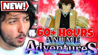 I Spent 60 HOURS on the NEW Bungo Stray Dogs Update in Anime Adventures Roblox [upl. by Letram]