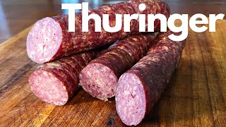 Thuringer Style German Sausage  Gourmet Woodsman [upl. by Cimbura711]