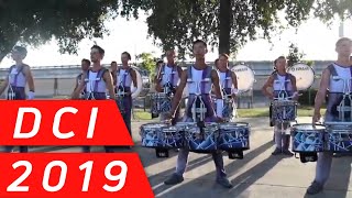 In The Lot Carolina Crown Battery At The 2019 DCI Southwestern Championship [upl. by Ardni]