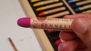 Sennelier Oil Pastels 120 Full Set Review [upl. by Notsirhc]