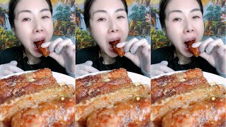 Mukbang ASMR SATISFYING Chinese Food 먹방 ASMR 만족스러운 중화요리 [upl. by Aleiram]