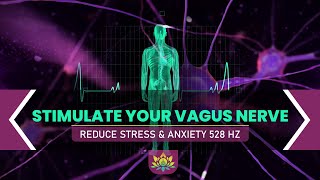 Stimulate Your Vagus Nerve  Awaken Body Power Increase Vagal Tone  Reduce Stress amp Anxiety 528 Hz [upl. by Azral716]