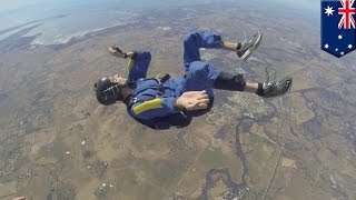 SAUVETAGE  Un homme saute en parachute et a une crise avant douvrir son parachute [upl. by Yentterb]