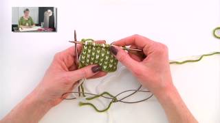 Knitting Help  Two Color Knitting Tricks [upl. by Akinehc]