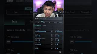 Try this sensitivity settings ✅ pubgmobile bgmi shorts [upl. by Sedecram95]