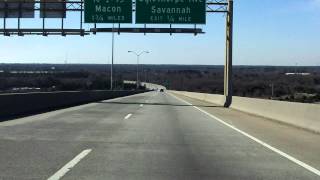 Talmadge Memorial Bridge southbound [upl. by Chas933]