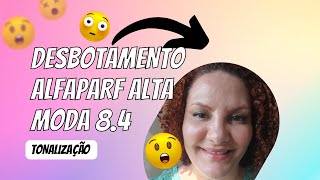 Desbotamento Alfaparf Alta Moda 84  tonalização ruivoacobreado cabelocacheado cabeloruivo [upl. by Susan]