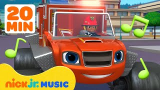 Blazes Blazing Song Marathon 🚗 Circle Time Songs For Kids  Nick Jr Music [upl. by Gabriello]