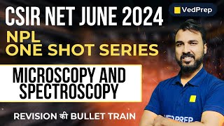 Microscopy amp Spectroscopy One Shot Revision  CSIR NET JUNE EXAM 2024  VedPrep Biology Academy [upl. by Ahsaekal]