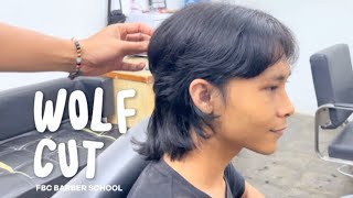 TUTORIAL POTONG RAMBUT WOLF CUT [upl. by Grizelda810]