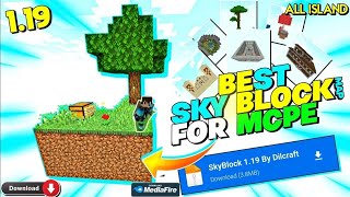 Best Skyblock Map For Minecraft Pocket Edition 119  Skyblock Map for Mcpe  Skyblock Map mcpe [upl. by Buskirk]