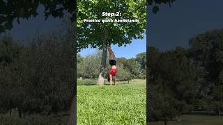 QUICK FRONT HANDSPRING TUTORIAL ⭐️ flips [upl. by Eliga]