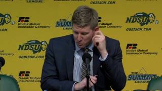 NDSU Mens Basketball Postgame Press Conference  January 5 2017 [upl. by Einra]