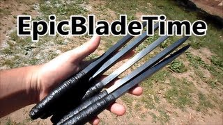 No Spin Bo Shuriken Throwing  Epic Blade Time [upl. by Nerat]