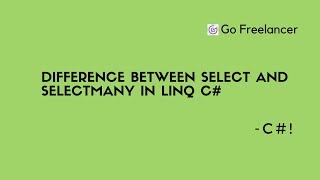 Difference Between Select and SelectMany in Linq C [upl. by Okia]