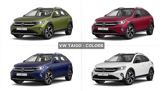 VW TAIGO COLORS  Detailed Comparison [upl. by Greenburg763]