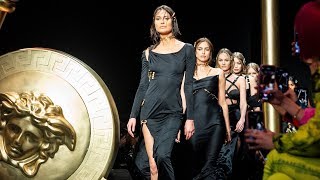 Versace Womens FallWinter 2019  Fashion Show [upl. by Haimerej]