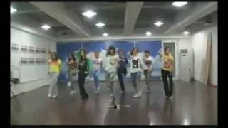 SNSD Genie Practice With Official Genie Song HQ [upl. by Ahsinan]