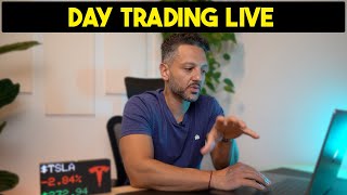 Live Trading  Futures amp Options New York Session [upl. by Amoreta]