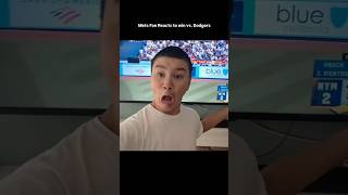 Mets Fan Reacts to win vs Dodgers 2024 MLB NLCS Game 2 [upl. by Siuqramed]