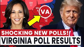 Virginia Poll Results Donald Trump vs Kamala Harris 2024 US Election [upl. by Eusadnilem141]