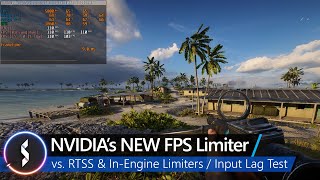 NVIDIAs NEW FPS Limiter vs RTSS amp InEngine Limiters  Input Lag Results [upl. by Steck]