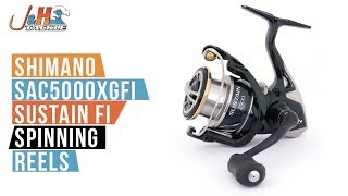 Shimano SAC5000XGFI Sustain FI Spinning Reel  JampH Tackle [upl. by Sajovich]