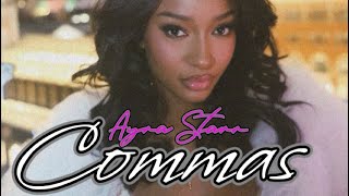 Ayra Starr  Commas Official Music Video  A Lyrical Movie [upl. by Giguere]