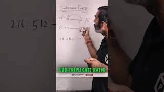 What is subtriplicate ratio😳 ratio dpc maths mathshorts mathstricks boardexams mathematics [upl. by Nitsua893]