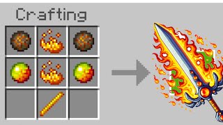 How to get this Blaze Sword in Minecraft Bedrock [upl. by Blau]