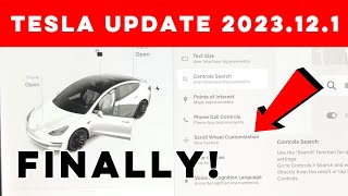 Latest Tesla Update 2023121 Has 6 HIDDEN Changes [upl. by Ainet864]