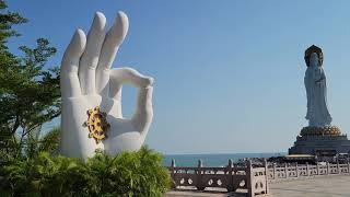 Statue of Guanyin  Nanshan Temple  Sanya  Hainan  China  November 2021 [upl. by Ruon]