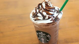 Starbucks Double Chocolate Chip Frappuccino  4 ingredients [upl. by Onaled]