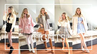 The SECRET of styling TIGHTS  Winter 2023 Outfit Ideas  Annas Style Dictionary [upl. by Asiela]