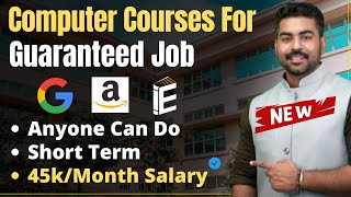 2023 Best Computer Courses for Direct Job  100 Placement  After 1012 amp Graduation [upl. by Malley]