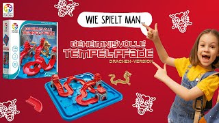 Spielregeln Geheimnisvolle TempelPfade  SmartGames [upl. by Aivatnwahs]