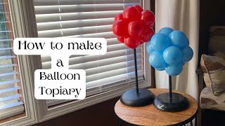 How to make a balloon topiary [upl. by Selmner]