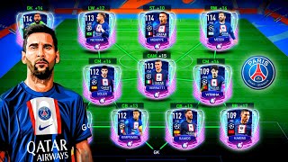 I Made Best Special PSG Squad  We Have Messi Neymar Mbappe  FIFA Mobile 22 [upl. by Eatnoj162]