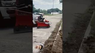 automobile snowblower crash snowplow ouch diy snowremoval funny snowplowing [upl. by Aurelie]