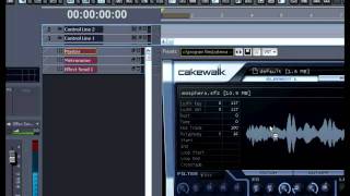 DropZone is a sampler included in Cakewalk Sonar [upl. by Karen356]