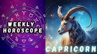 Capricorn Weekly Horoscope Progress and Ambition 💪 [upl. by Euell848]