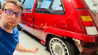 Renault 5 GT Turbo Restoration Project  Episode 6  Exterior Removal renault renault5turbo [upl. by Adis]