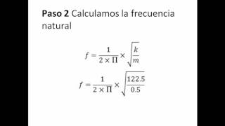 Ejercicio 01  Calculo de la frecuencia natural  Dinámica de las estructuras  wwwmarlonfalconcl [upl. by Kellia]