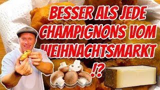 FRITTIERTE CHAMPIGNONS  Gefüllte mit Käse gebacken im Bierteig  Grill amp Chill  BBQ amp Lifestyle [upl. by Fauver]