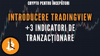 Crypto pentru incepatori 3 Prezentare tradingview  3 indicatori de analiza tehnica [upl. by Lole811]