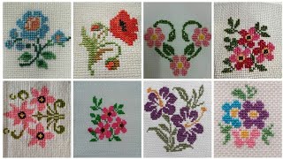 Las mejores flores bordadas en punto de cruz de tendencia Pinterest Imágenes virales [upl. by Aruabea]