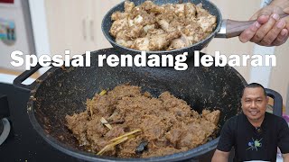 Sini saya kasih tau cara buat rendang daging dan ayam spesial lebaran [upl. by Eniaral486]